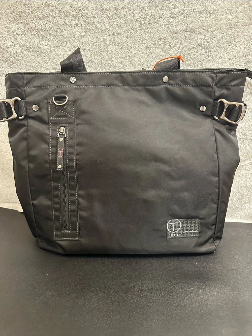 Tumi Tech Black Nylon Tote Bag